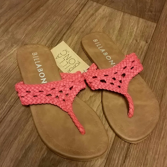 Billabong lightly red sandals
