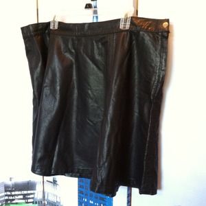 Forever 21 + Faux Leather Skirt