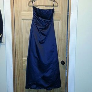 Formal dress dark blue color size 12