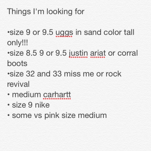 What I'm looking for