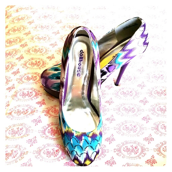 Multicolor Heels