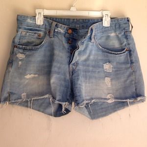 H&M high waisted cut off shorts