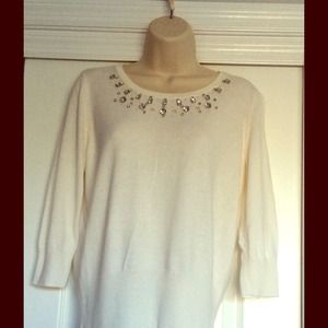 Worthington Large Winter White Sweater