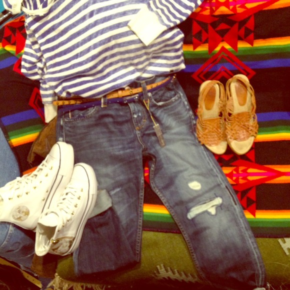 Level 99 boyfriend jean, roxy sweater