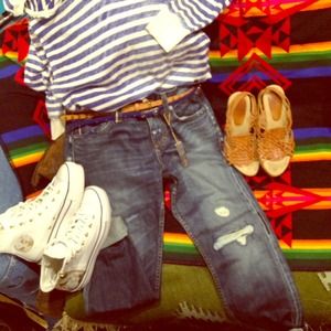 Level 99 boyfriend jean, roxy sweater