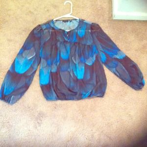 Peacock shirt.