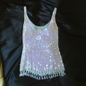 🎉 on Sale🎉 Cache iridescent sequin halter