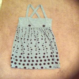 Either a tang top dress or a shirt.