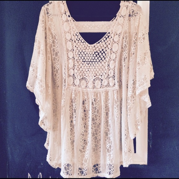 Lace top.