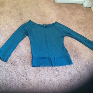 Wet Seal teal sweater.