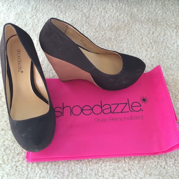 Brown Ciji Wedge by Shoedazlle