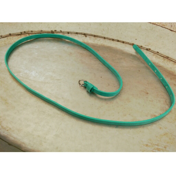 Mint Skinny Belt