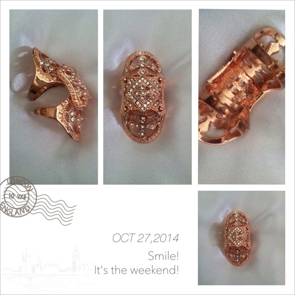 Rose gold ring