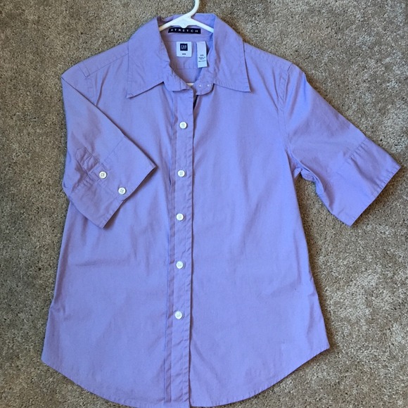 GAP Purple Dress Shirt