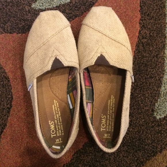 ✨TOMS burlap fabric✨