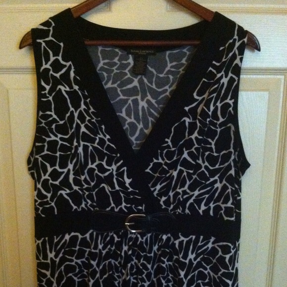 Long Maxi Dress - black & white - 2x