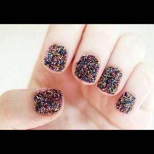 🔁💅🏼Caviar Nail Beads in Ocean Blue💅🏼