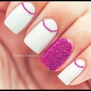 🔁💅🏼Caviar Nail Beads in Passion (pink)💅🏼