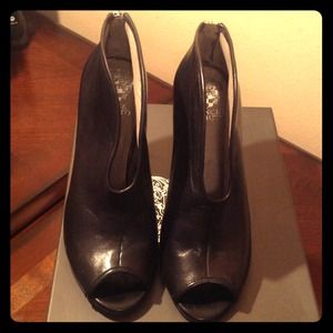 Vince Camuto Peek-A-Boo Booties