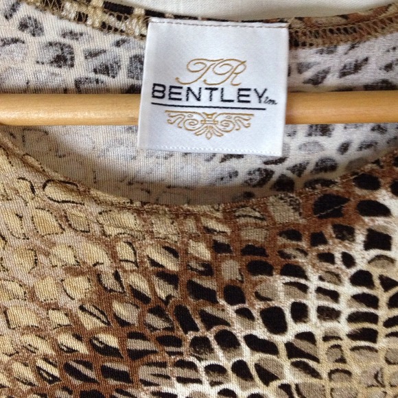 Snakeskin Pattern Polyester Top - Picture 3 of 3