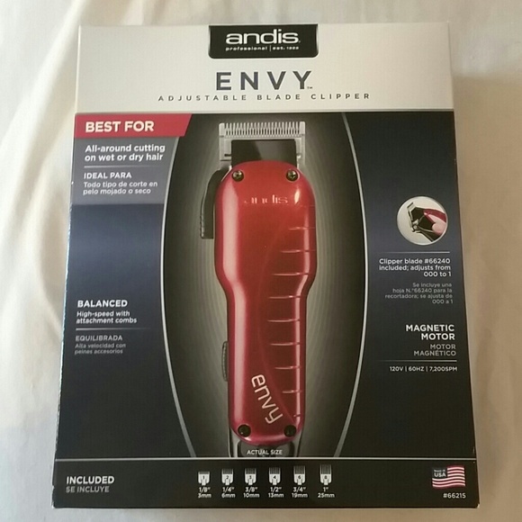 Envy adjustable blade clipper