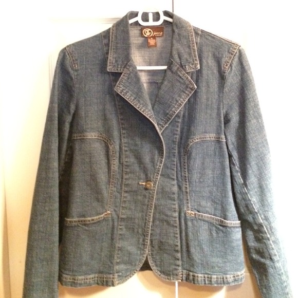 Jeans by 'Rafaella' denim jacket.  Size small.