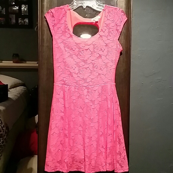 Coral dress
