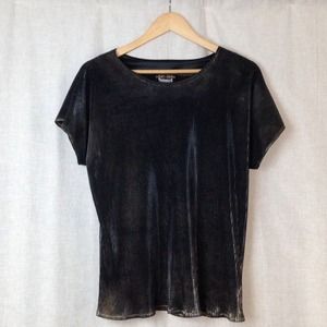 Hints of Gold Black Top