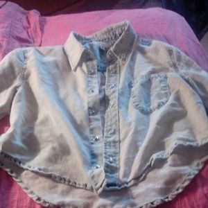 a long sleeve button up