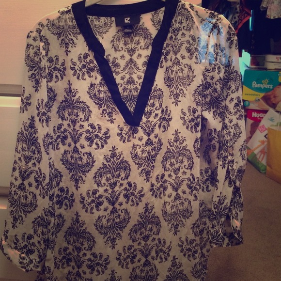 Sheer, semi long blouse
