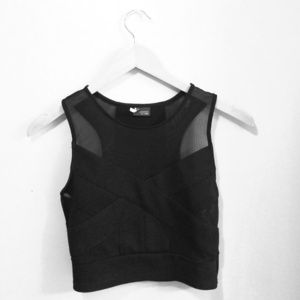 Black mesh tank