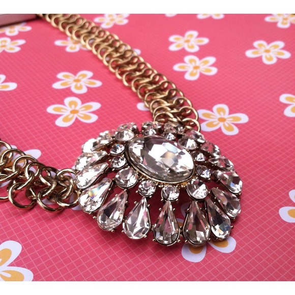 Juicy Couture Jewelry - LOWEST Juicy Couture Rhinestone Medallion Necklace