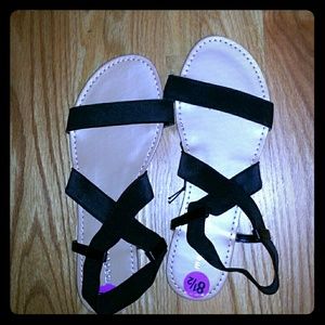 Black Strappy Sandal