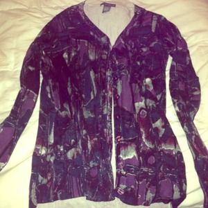 Long Printed cardigan