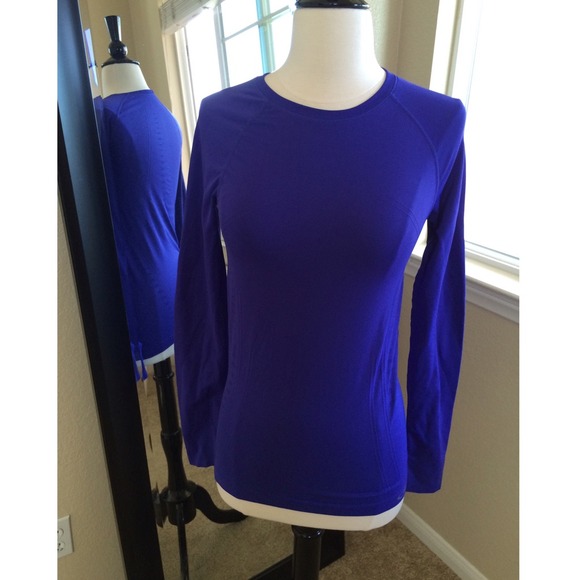 Purple running shirt