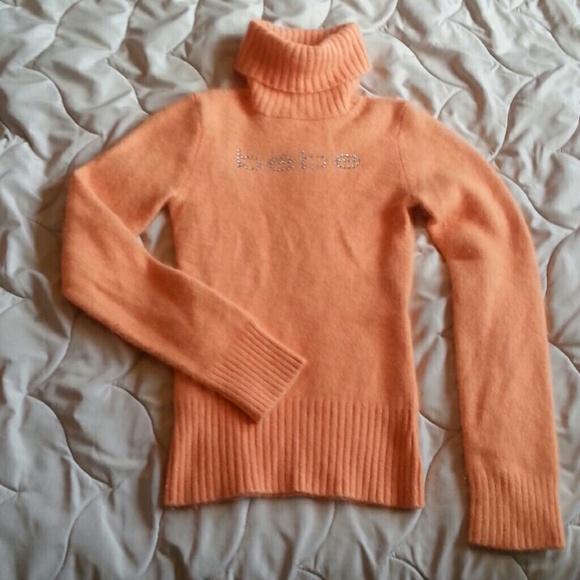 Orange Bebe Soft Turtleneck Sweater