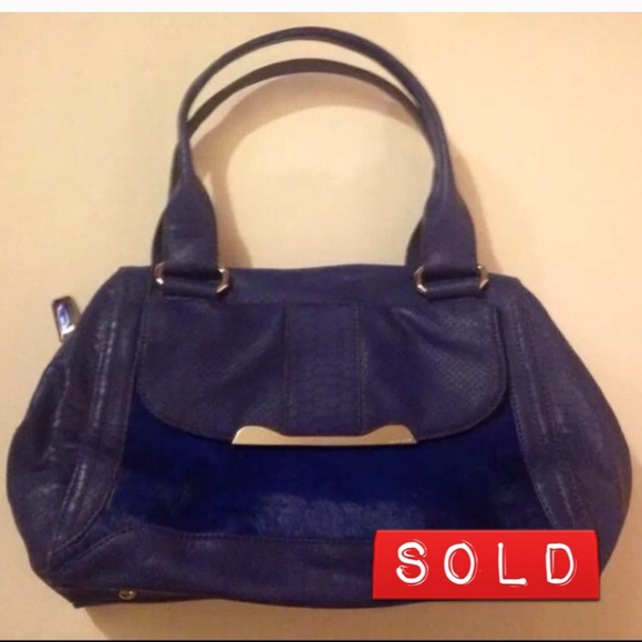 B. Makowsky Cobalt Blue Bag