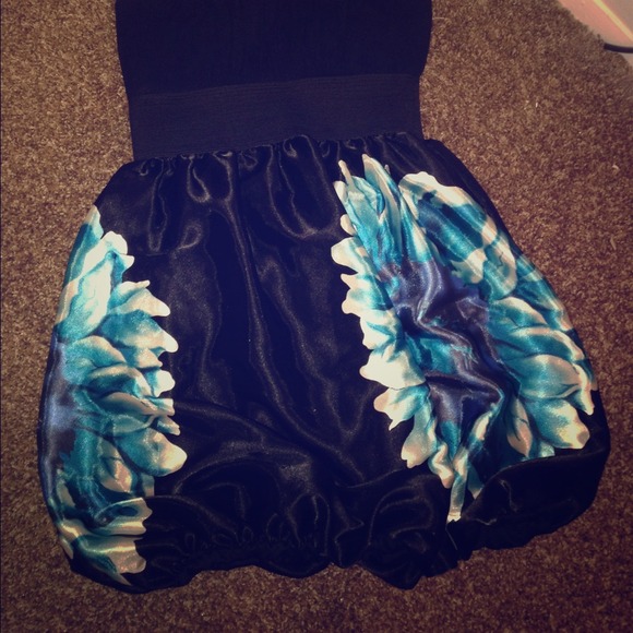Black mini dress