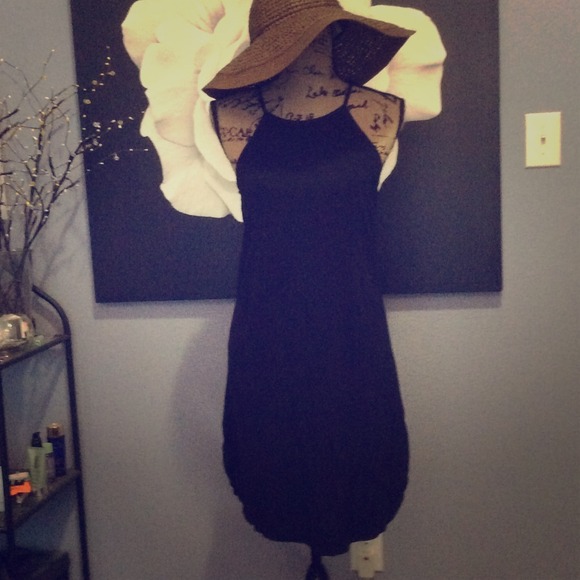 ZARA W&B Collection Black Dress Sz Medium M NWT
