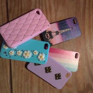 Bundle of iphone 4/4S hard shell cases