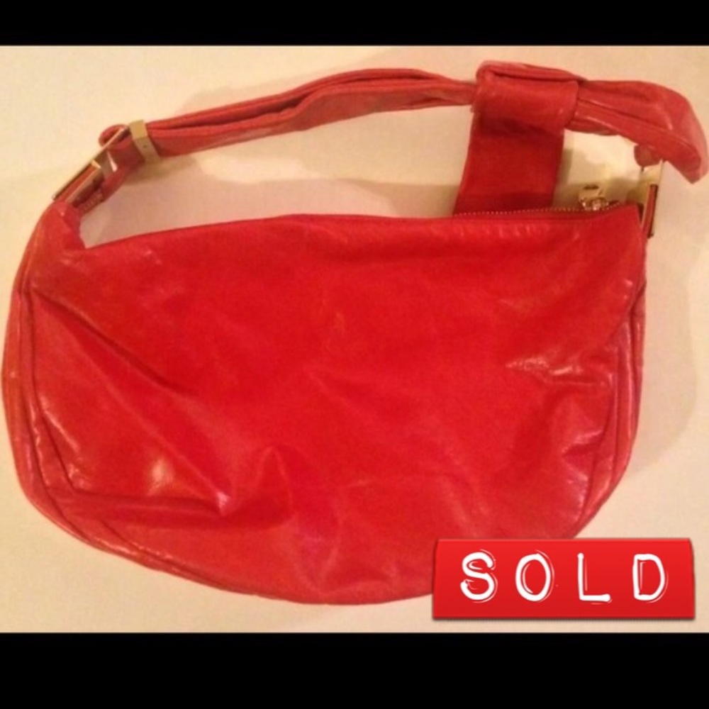 Badgley Mischka Red Shoulder Bag
