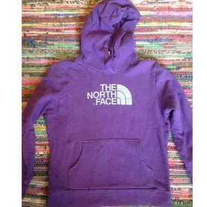 Purple North Face Hoodie - Large