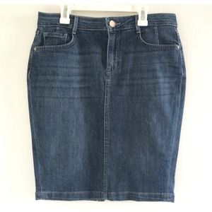 Rachel Roy High Rise Denim Skirt