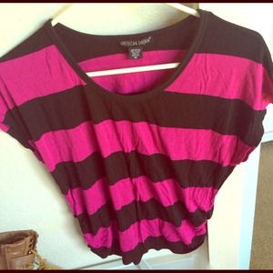 Black and Pink strip shirt