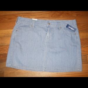 OLD NAVY striped denim skirt💖