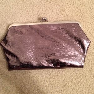 Gray double side wallet