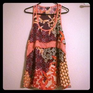 Flowing Patterned Top