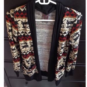 Cute tribal print cardigan!