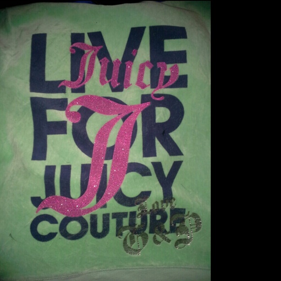 Zip-up juicy couture hoodie