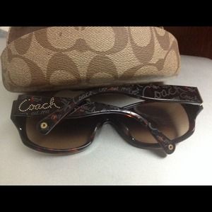 Coach sunglasses with case